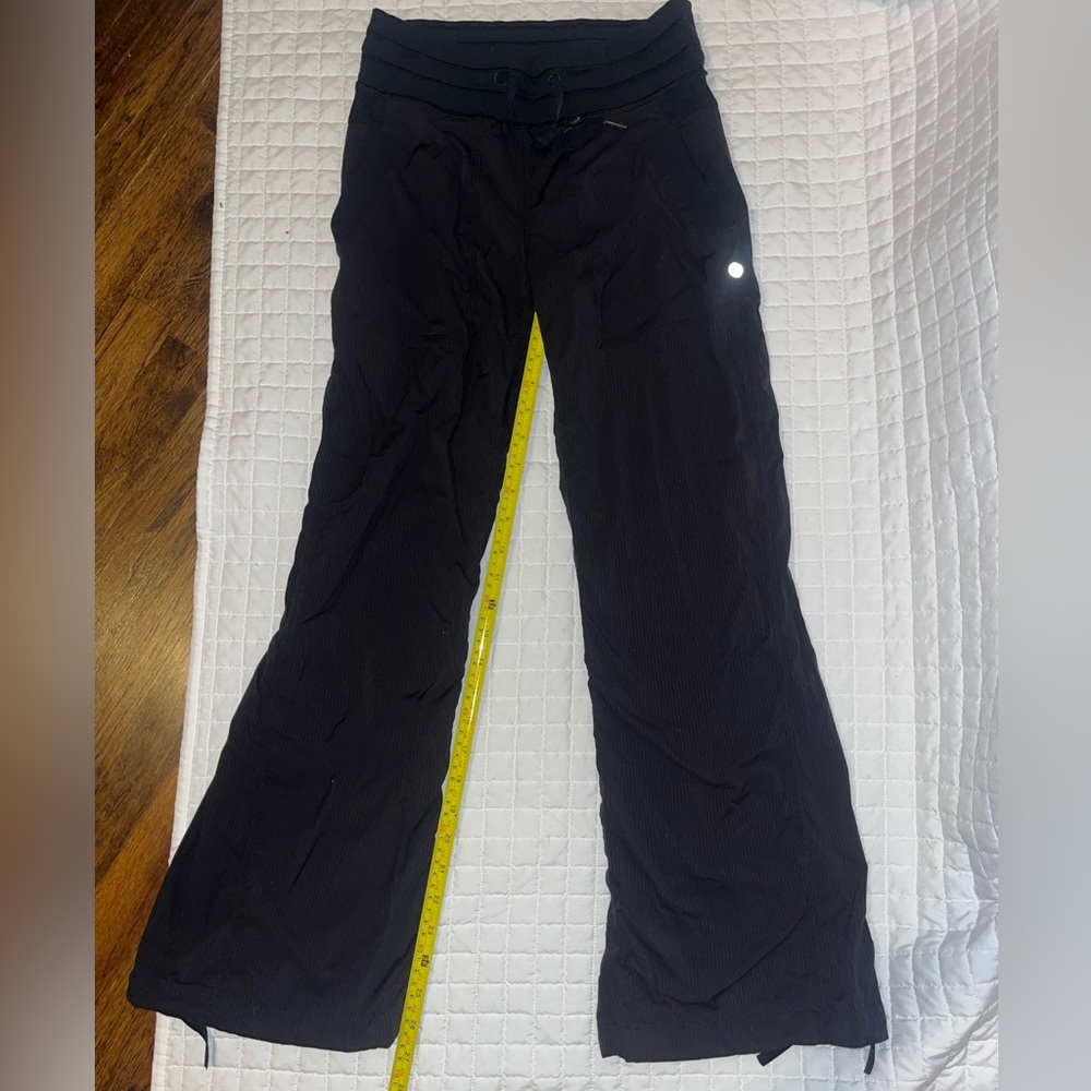 Lululemon black dance studio pants